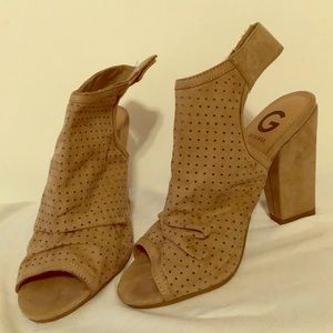 Guess tan booties